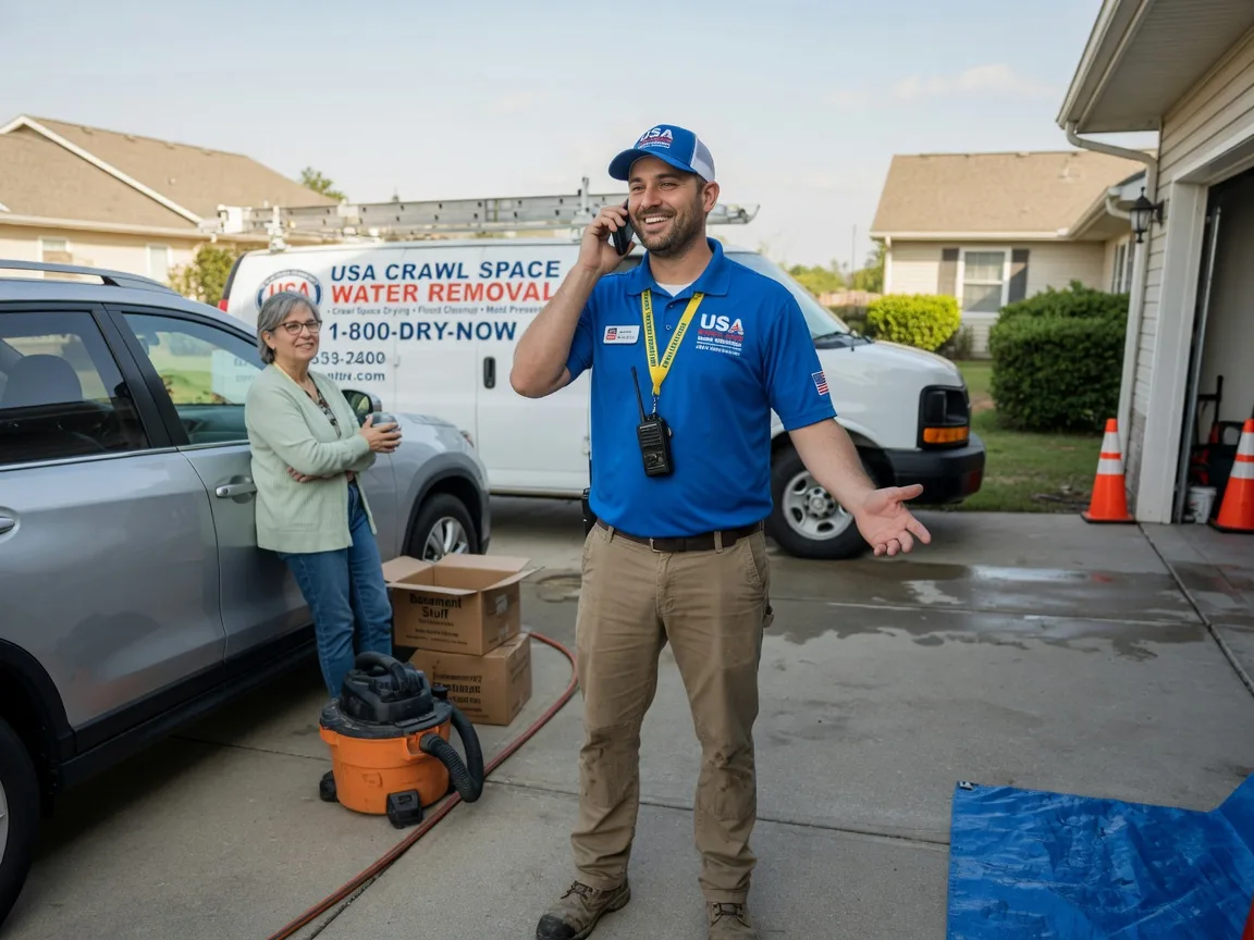 Crawl Space Water Removal Ina, IL FAQs